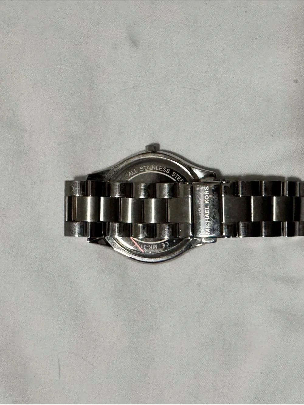 Michael Kors Men's Silver-Tone Stainless Steel Bracelet Watch